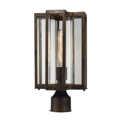 One Light Outdoor Post Mount - Hazelnut Bronze