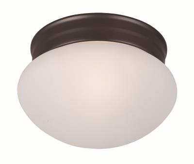 Essentials - 588x - One Light Flush Mount - Oil Rubbed Bronze