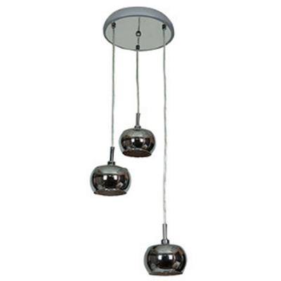 Access - 52117-CH/MIR - Glam - Three Light Pendant - Chrome