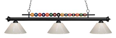 Three Light Billiard - Matte Black