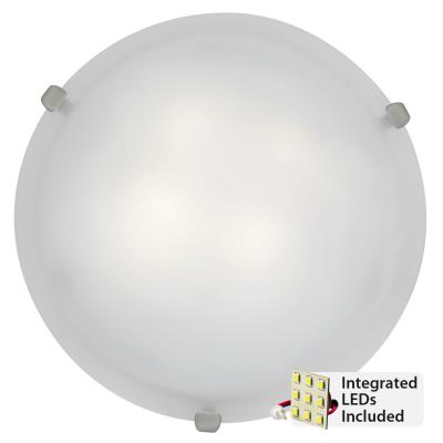 Access - 23020LEDD-BS/WH - LED Flush Mount - Brushed Steel