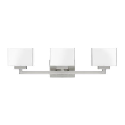 Three Light Vanity - Brushed Nickel