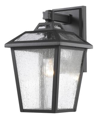 One Light Outdoor Wall Mount - Black