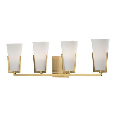 Four Light Bath Bracket - Aged Brass