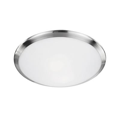 Malta - Two Light Flush Mount - Brushed Nickel