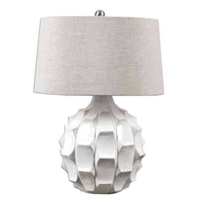 One Light Table Lamp - Brushed Nickel