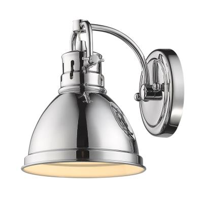 Golden - 3602-BA1 CH-CH - Duncan CH - One Light Bath Vanity - Chrome