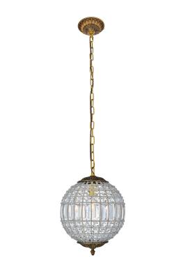 Elegant Lighting - 1205D12FG/RC - Olivia - One Light Pendant - French Gold