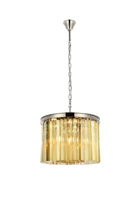 Elegant Lighting - 1208D20PN-GT/RC - Sydney - Six Light Pendant - Polished Nickel