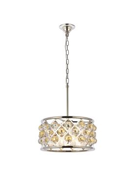 Elegant Lighting - 1214D16PN-GT/RC - Madison - Four Light Pendant - Polished Nickel