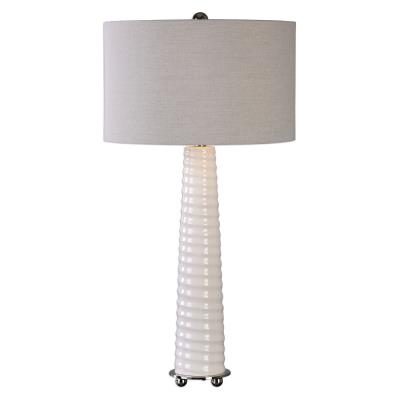 One Light Table Lamp - Brushed Nickel