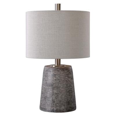 One Light Table Lamp - Dark Rustic Bronze