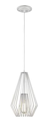 One Light Pendant - Gloss White