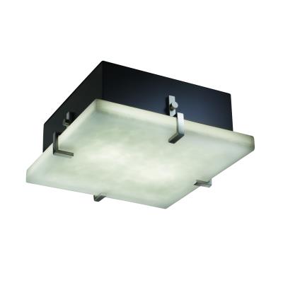 Justice Designs - CLD-5555-NCKL - Clouds - LED Flush-Mount - Brushed Nickel