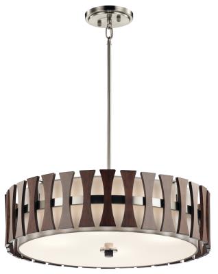 Kichler - 43753AUB - Cirus - Four Light Pendant/Semi Flush Mount - Auburn Stained