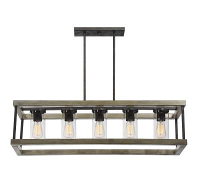 Savoy House - 1-2101-5-70 - Eden - Five Light Outdoor Chandelier - Weathervane