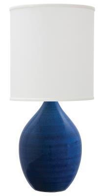 House of Troy - GS401-BG - Scatchard - One Light Table Lamp - Blue Gloss