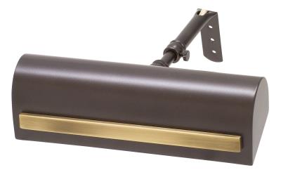 House of Troy - TS8-MB/AB - Traditional Picture Lights - One Light Picture Light - Mahogany Bronze With Antique Brass Accents