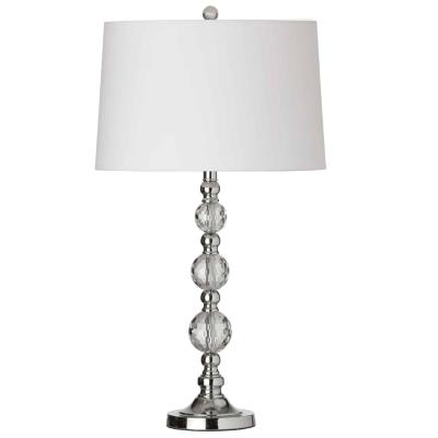 Dainolite Canada - C33T-PC - Crystal - One Light Table Lamp - White