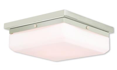 Livex Lighting - 65537-35 - Allure - Three Light Wall Sconce/Ceiling Mount - Polished Nickel