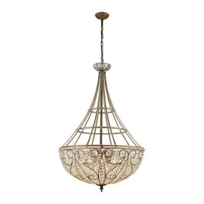 ELK Home - 15967/10 - Elizabethan - Ten Light Chandelier - Dark Bronze