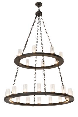 24 Light Chandelier - Timeless Bronze