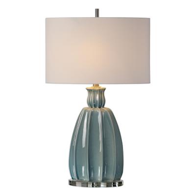 One Light Table Lamp - Brushed Nickel