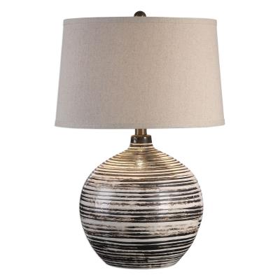 One Light Table Lamp - Dark Mocha Bronze