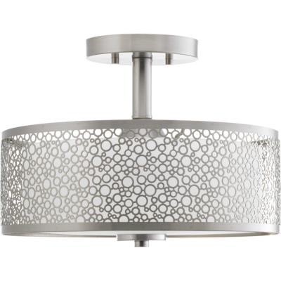 Progress Lighting - P2320-0930K9 - Mingle Led - LED Semi-Flush Mount - Brushed Nickel