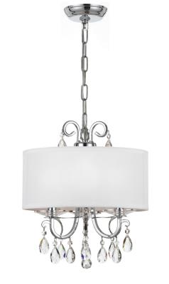 Three Light Mini Chandelier - Polished Chrome