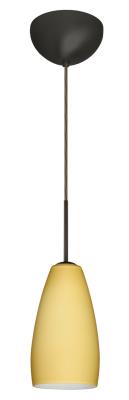 Besa - 1BC-1509VM-MED-BR - Chrissy - One Light Pendant - Bronze