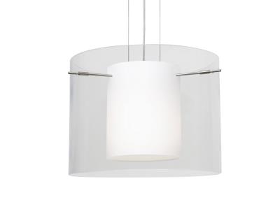 Besa - 1KG-C00707-LED-SN - Pahu - One Light Pendant - Satin Nickel