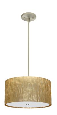 Three Light Pendant - Satin Nickel