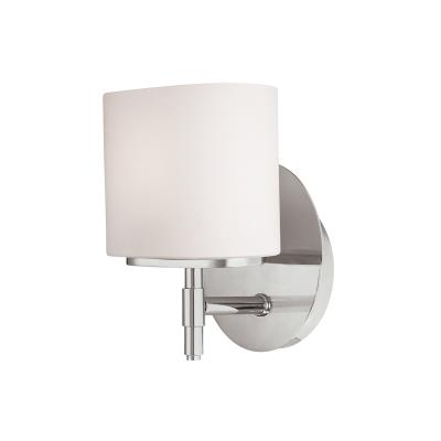 One Light Bath Bracket - Satin Nickel