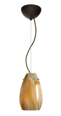 Besa - 1KX-4126HN-LED-BR - Pera - One Light Pendant - Bronze