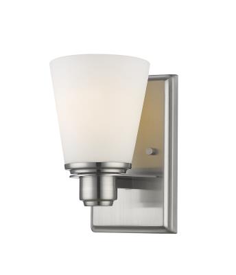 One Light Wall Sconce - Brushed Nickel