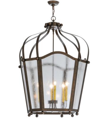 2nd Avenue - 87406.27.GT - Citadel - Six Light Foyer Lantern - Gilded Tobacco