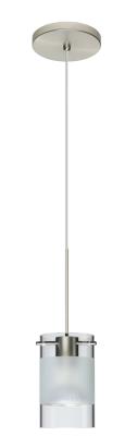 Besa - 1XT-6524EC-LED-SN - One Light Pendant - Satin Nickel