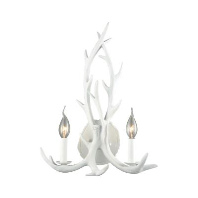 Tra Lights Dimond D3319 Big Sky Two Light Wall Sconce White