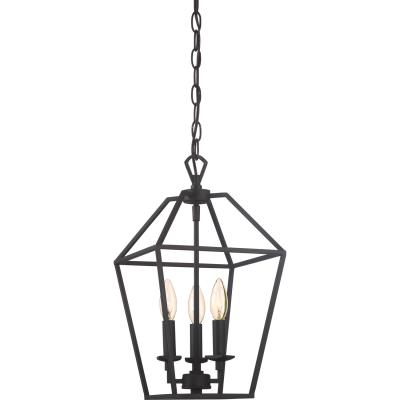 Three Light Foyer Pendant - Palladian Bronze