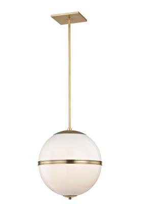 Four Light Mini Chandelier - Aged Brass