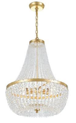 Crystorama - 608-GA - Rylee - Six Light Chandelier - Antique Gold