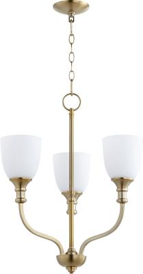 Quorum Lighting 5011-4-80 Richmond Bathroom Light Aged Brass