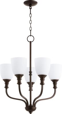 Quorum Canada - 6811-5-86 - Richmond - Five Light Chandelier - Oiled Bronze