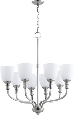 Quorum Canada - 6811-8-65 - Richmond - Eight Light Chandelier - Satin Nickel