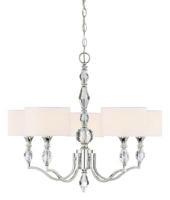 Five Light Chandelier - Chrome