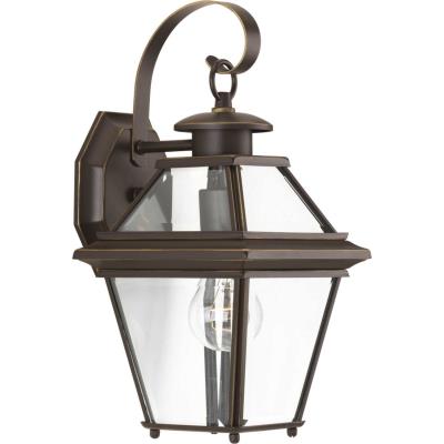 Progress Lighting - P6615-20 - Burlington - One Light Wall Lantern - Antique Bronze