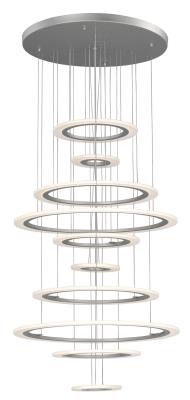 ET2 - E22665-11MS - Saturn II LED - LED Pendant - Matte Silver