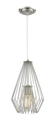 One Light Pendant - Brushed Nickel