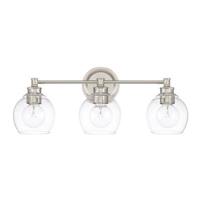 Capital Lighting - 121131PN-426 - Mid Century - Three Light Vanity - Polished Nickel